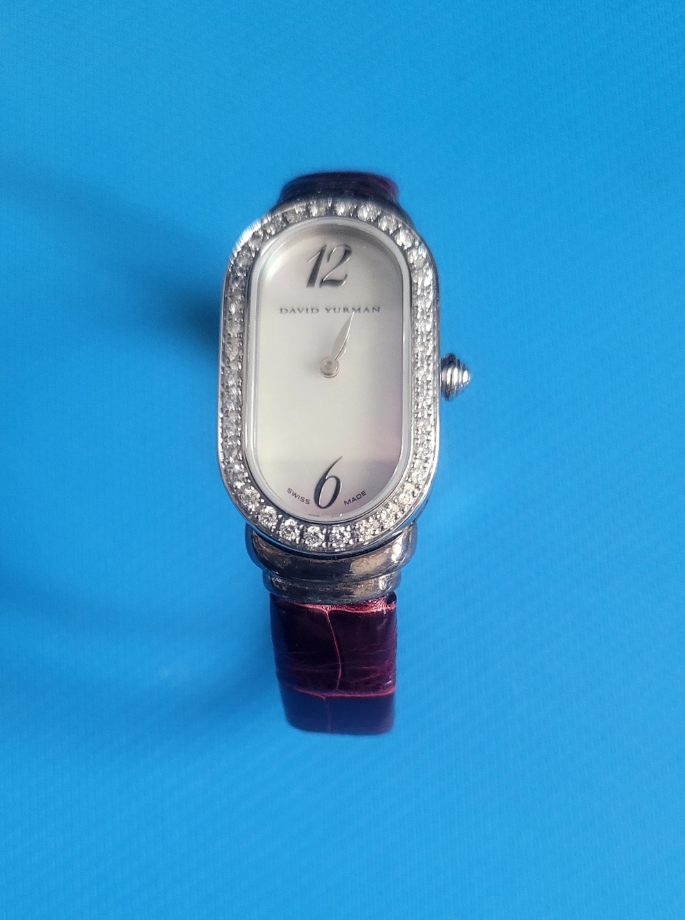 David Yurman Madison T408MSS Diamond Bezel MOP Dial Quartz Ladies Watch